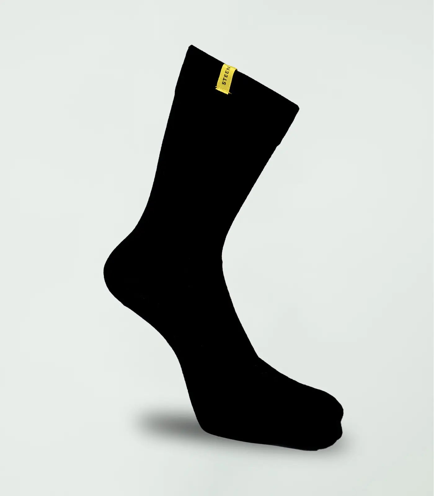 Steen Black Bamboo Sock