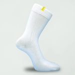 Steen White Bamboo Sock