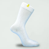 Steen White Bamboo Sock